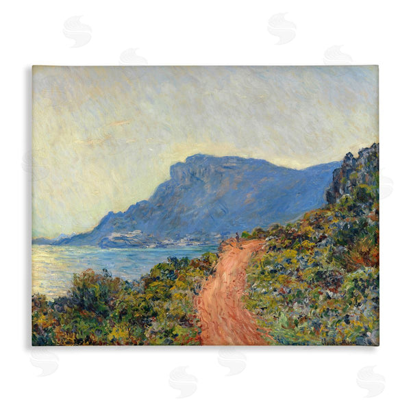 stupell industries Claude Monet | La Corniche near Monaco 1884