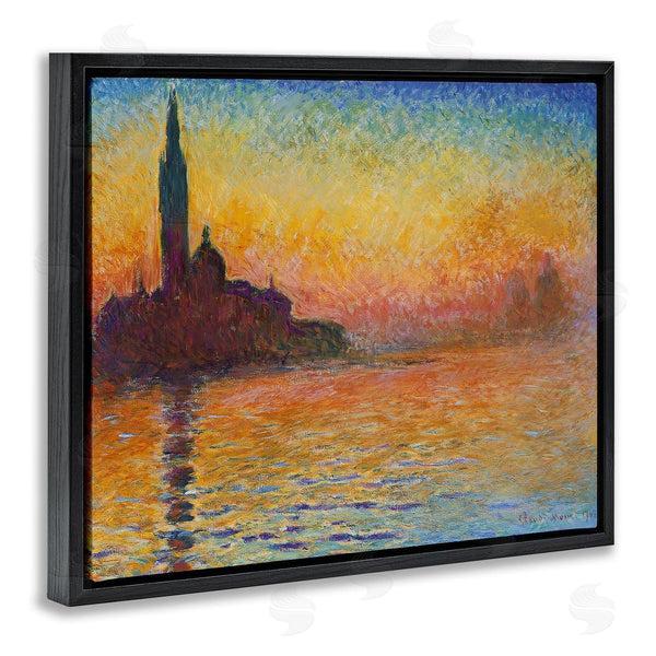 Stupell Industries Claude Monet | Saint-Georges Majeur Au Crepuscule