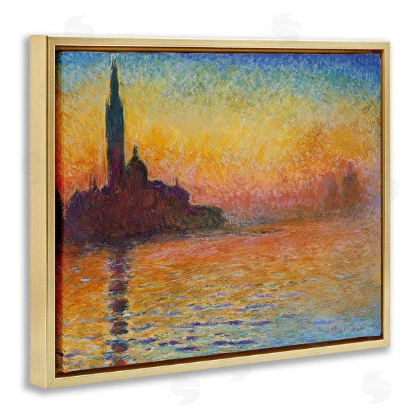 Stupell Industries Claude Monet | Saint-Georges Majeur Au Crepuscule