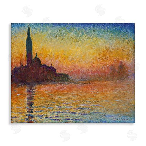 stupell industries Claude Monet | Saint-Georges majeur au crepuscule
