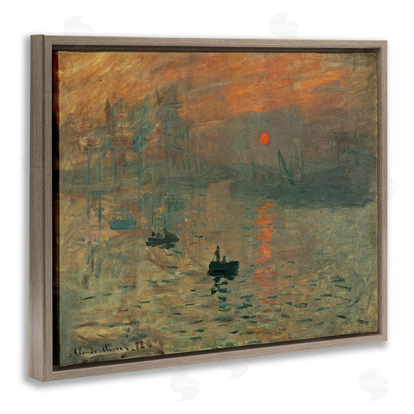 Stupell Industries Claude Monet | Traditional Painting Impression Brouillard Monet