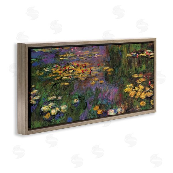 Stupell Industries Claude Monet | Vibrant Traditional Water Lilies Wall Art