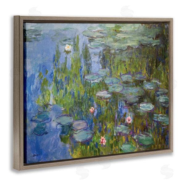 Stupell Industries Claude Monet | Water Lilies Study Classical Painting Detail Wall Art