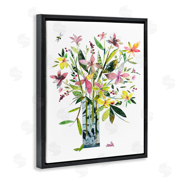 Stupell Industries Claudia Bianchi | Abstract Bouquet Vase Wall Art