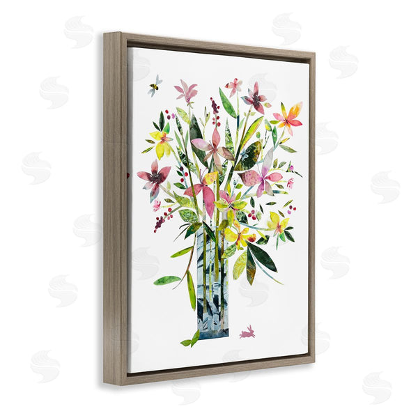 Stupell Industries Claudia Bianchi | Abstract Bouquet Vase Wall Art