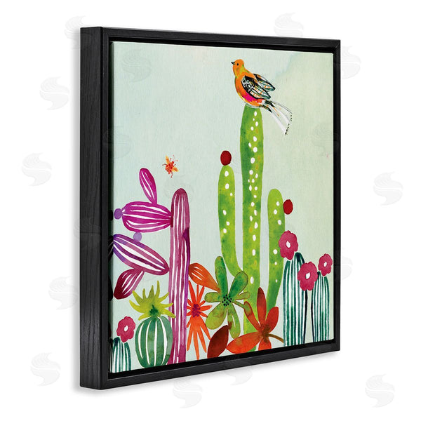 Stupell Industries Claudia Bianchi | Desert Bird On Cactus Wall Art