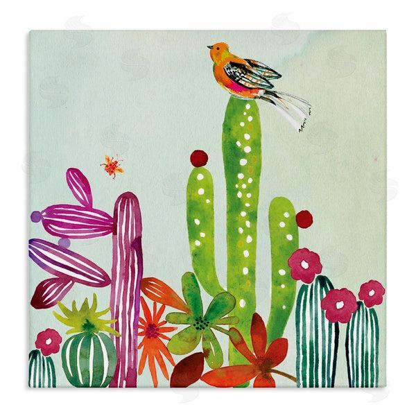 stupell industries Claudia Bianchi | Desert Bird on Cactus Wall Art
