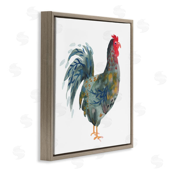 Stupell Industries Claudia Bianchi | Floral Patterned Rooster Wall Art