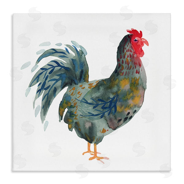 stupell industries Claudia Bianchi | Floral Patterned Rooster Wall Art
