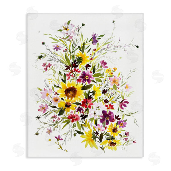 stupell industries Claudia Bianchi | Mixed Wildflower Herbs Wall Art