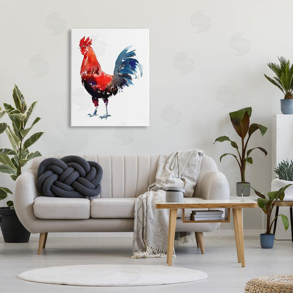 Stupell Industries Claudia Bianchi | Modern Rooster On White Wall Art