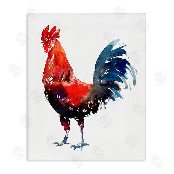 stupell industries Claudia Bianchi | Modern Rooster on White Wall Art