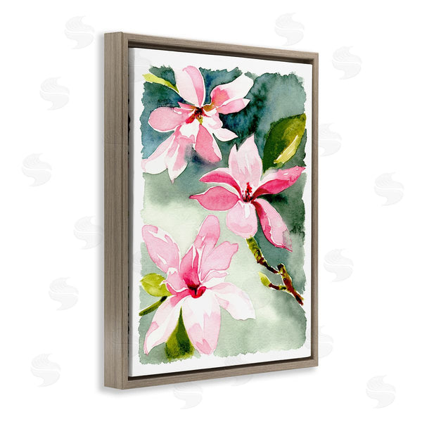 Stupell Industries Claudia Bianchi | Pink Flowers Watercolor Wall Art