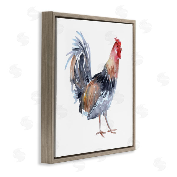 Stupell Industries Claudia Bianchi | Rooster Farm Animal Portrait Wall Art