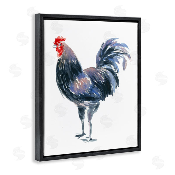 Stupell Industries Claudia Bianchi | Rooster Portrait On White Wall Art