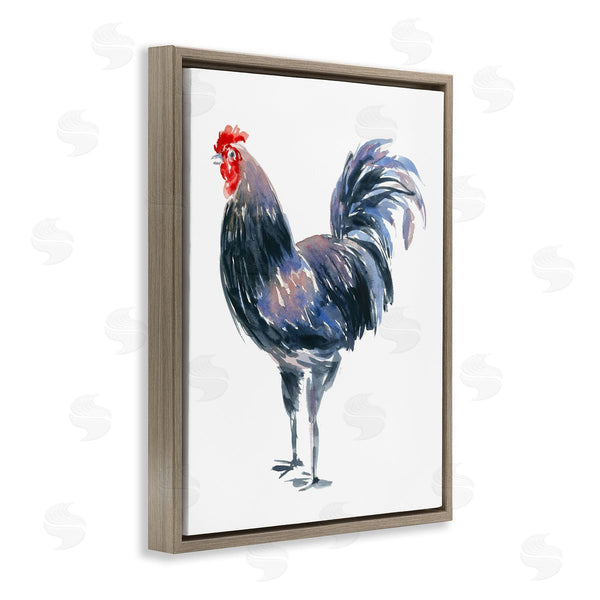 Stupell Industries Claudia Bianchi | Rooster Portrait On White Wall Art