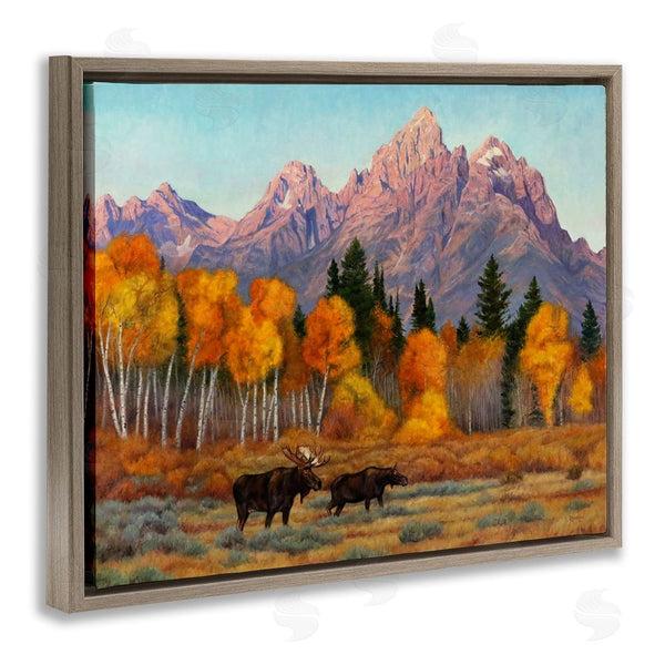 Stupell Industries Cliff Rossberg | Wildlife With Autumn Scenery Wall Art