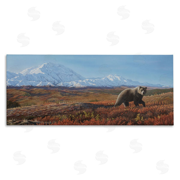 stupell industries Clinton Jammer | Bear in Mountain Landscape Wall Art