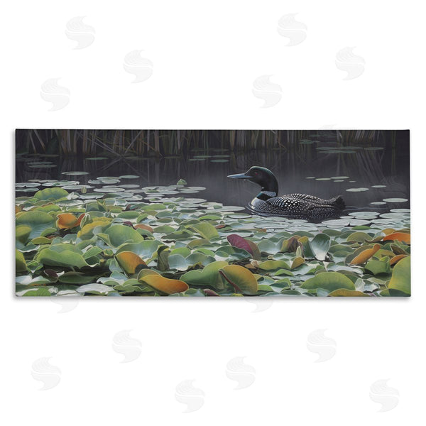 stupell industries Clinton Jammer | Duck Among Pond Lilies Wall Art