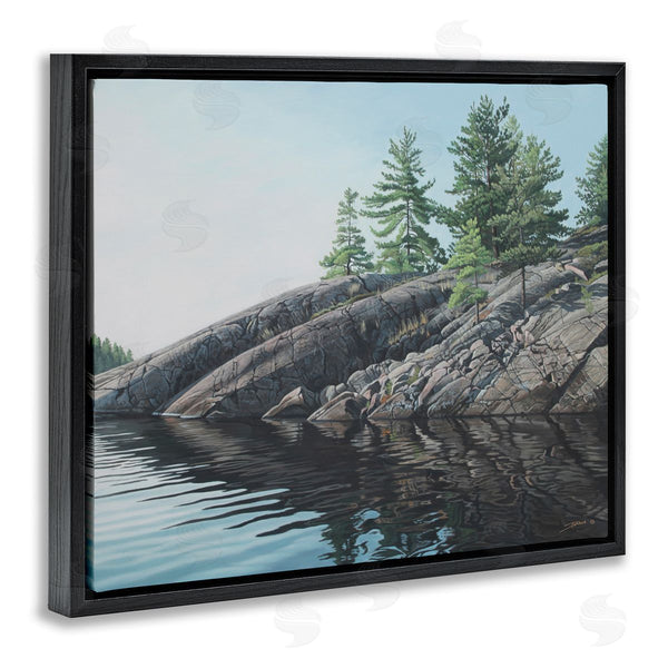 Stupell Industries Clinton Jammer | Rocky Lake Scenery Wall Art
