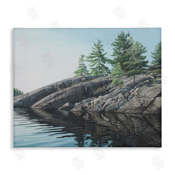 stupell industries Clinton Jammer | Rocky Lake Scenery Wall Art