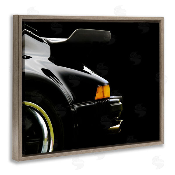 Stupell Industries Clive Branson | Black Orange Sports Car Detail