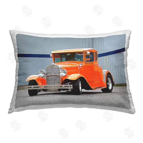Stupell Industries Clive Branson | Orange Antique Car