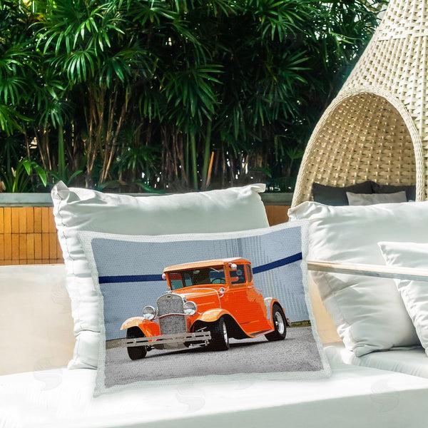 Stupell Industries Clive Branson | Orange Antique Car