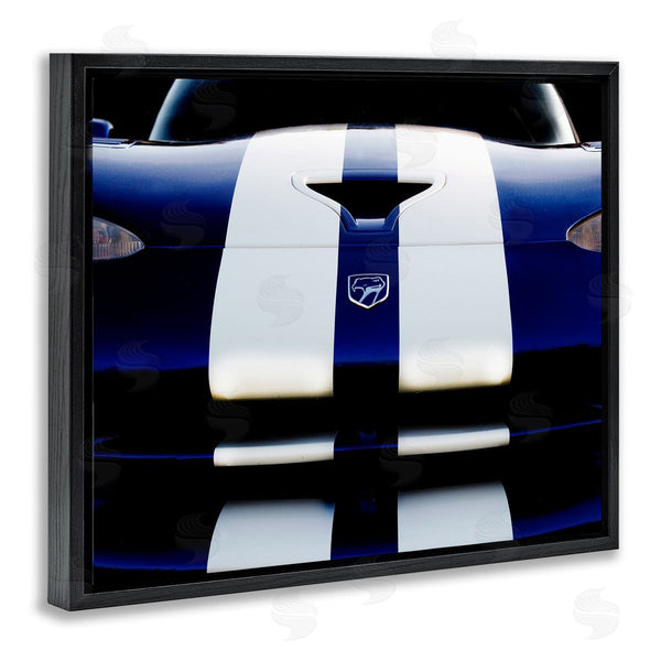 Stupell Industries Clive Branson | Up Close Blue White Sports Car