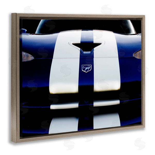Stupell Industries Clive Branson | Up Close Blue White Sports Car