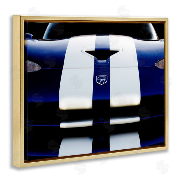 Stupell Industries Clive Branson | Up Close Blue White Sports Car
