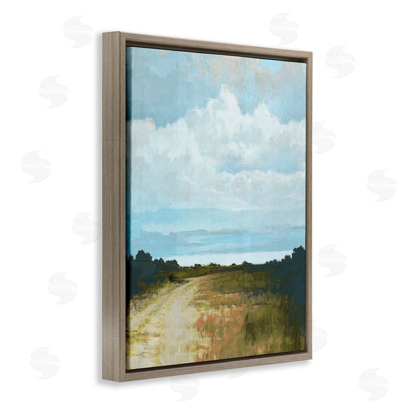 Stupell Industries Cloverfield & Co. | Atmospheric Blue Clouds Over Rural Country Path Wall Art