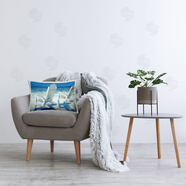 Stupell Industries Cloverfield & Co. | Beach Chairs On Shore