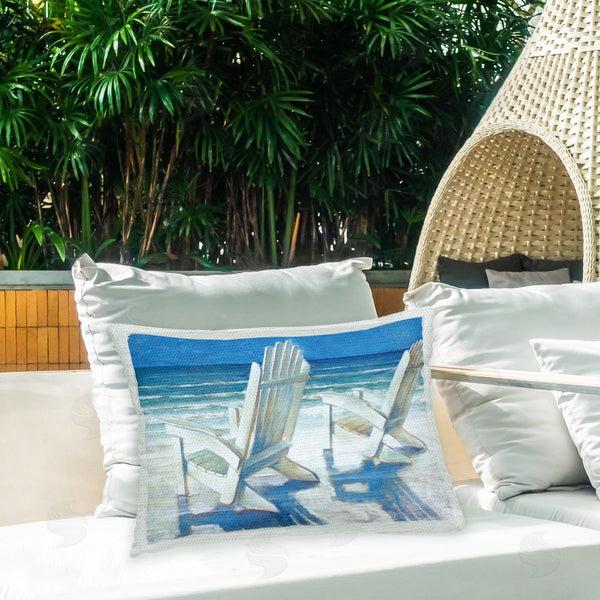 Stupell Industries Cloverfield & Co. | Beach Chairs On Shore