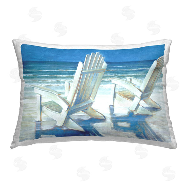 stupell industries Cloverfield & Co. | Beach Chairs on Shore