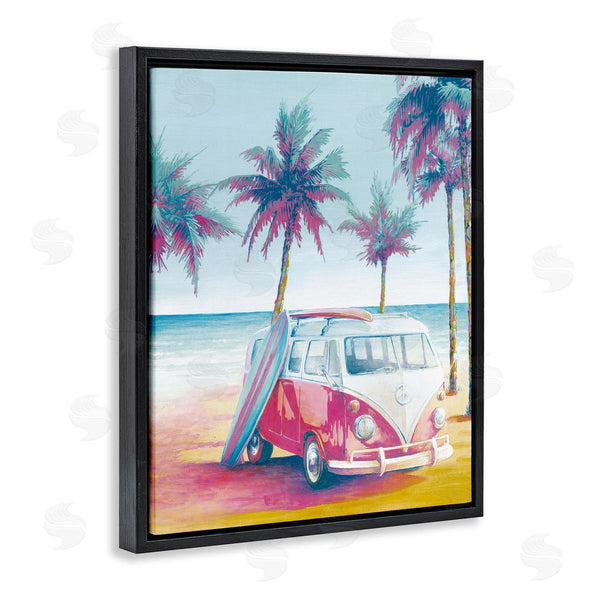 Stupell Industries Cloverfield & Co. | Tropical Minibus On Beach Wall Art