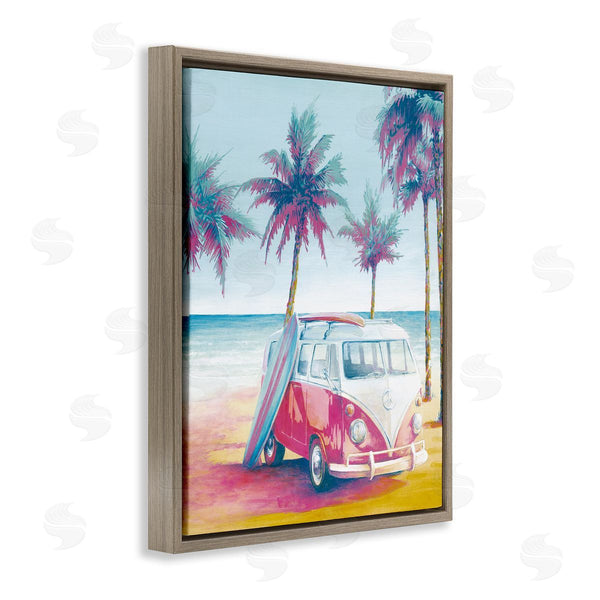 Stupell Industries Cloverfield & Co. | Tropical Minibus On Beach Wall Art