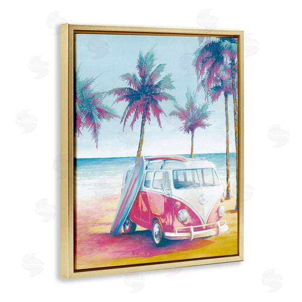 Stupell Industries Cloverfield & Co. | Tropical Minibus On Beach Wall Art