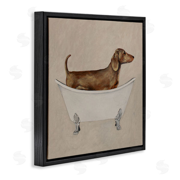 Stupell Industries Coco De Paris | Dachshund Dog Vintage Bathtub Wall Art