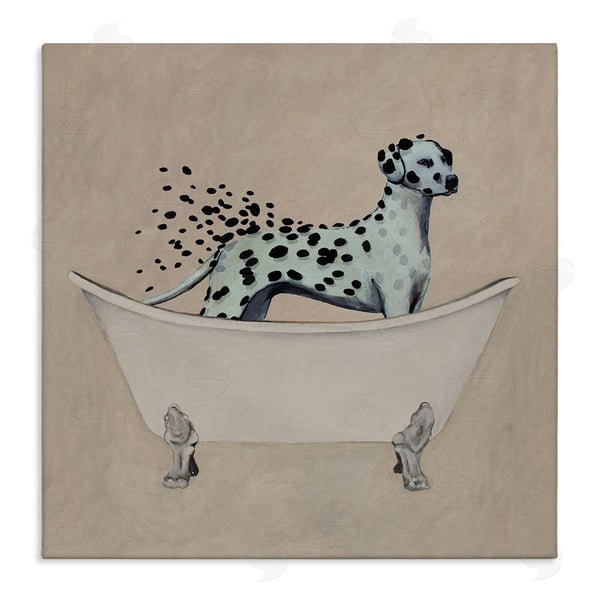 stupell industries Coco de Paris | Dalmatian Spots Washing Away Wall Art