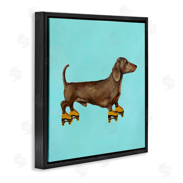 Stupell Industries Coco De Paris | Funny Dachshund On Roller Skates