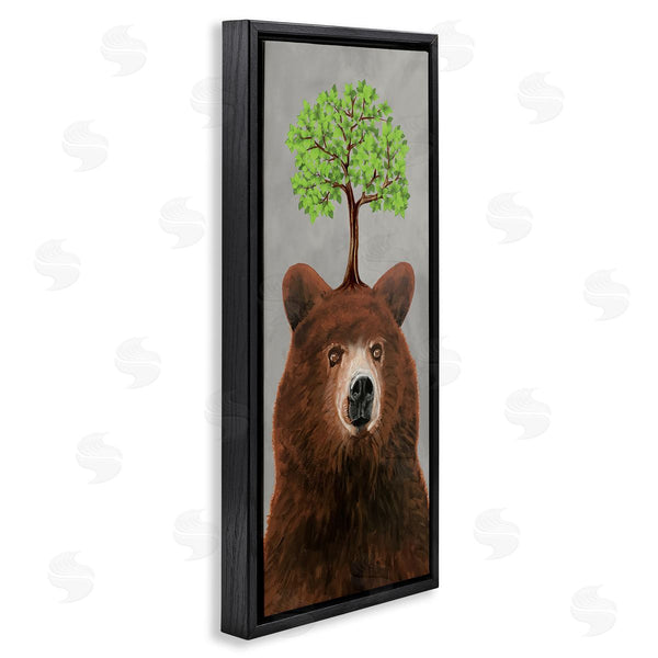 Stupell Industries Coco De Paris | Modern Bear Tree Growing Wall Art