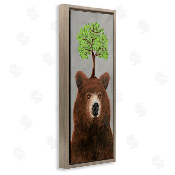 Stupell Industries Coco De Paris | Modern Bear Tree Growing Wall Art