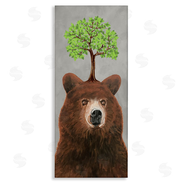 stupell industries Coco de Paris | Modern Bear Tree Growing Wall Art