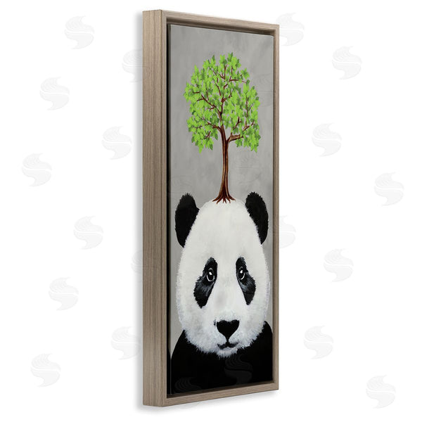 Stupell Industries Coco De Paris | Panda Bear & Tree Nature Portrait Wall Art