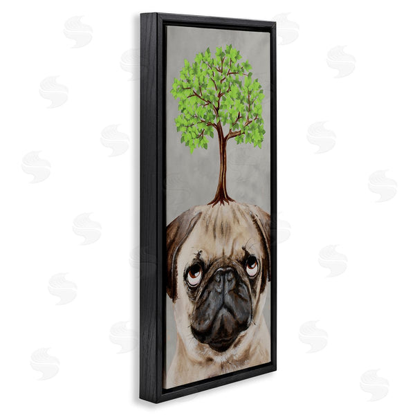 Stupell Industries Coco De Paris | Pug Growing Tree Portrait Wall Art