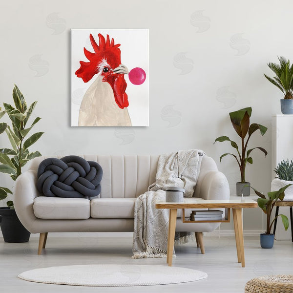 Stupell Industries Coco De Paris | Rooster Blowing Bubblegum Wall Art