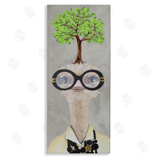 stupell industries Coco de Paris | Vintage Ostrich Fashion Tree Wall Art