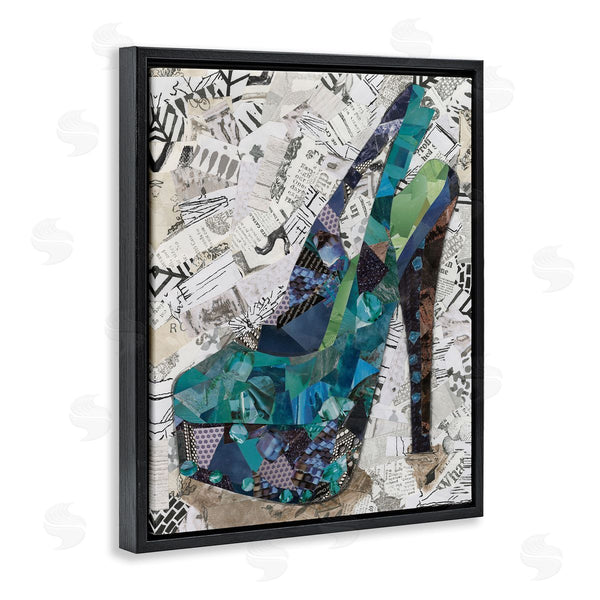 Stupell Industries Coco Good | Collaged High Heel Wall Art