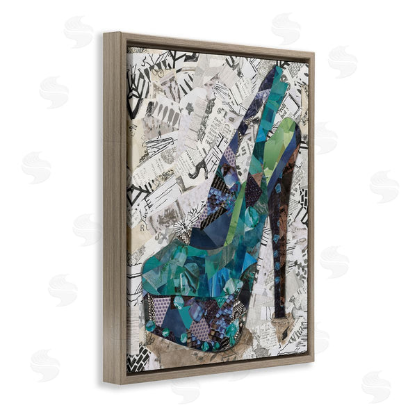 Stupell Industries Coco Good | Collaged High Heel Wall Art